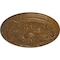 Ekena Millwork Vienna Ceiling Medallion (Fits Canopies up to 3 1/4"), 16 7/8"OD x 5/8"P, Smokey Topaz Crackle CM17VISTC - alternate 2